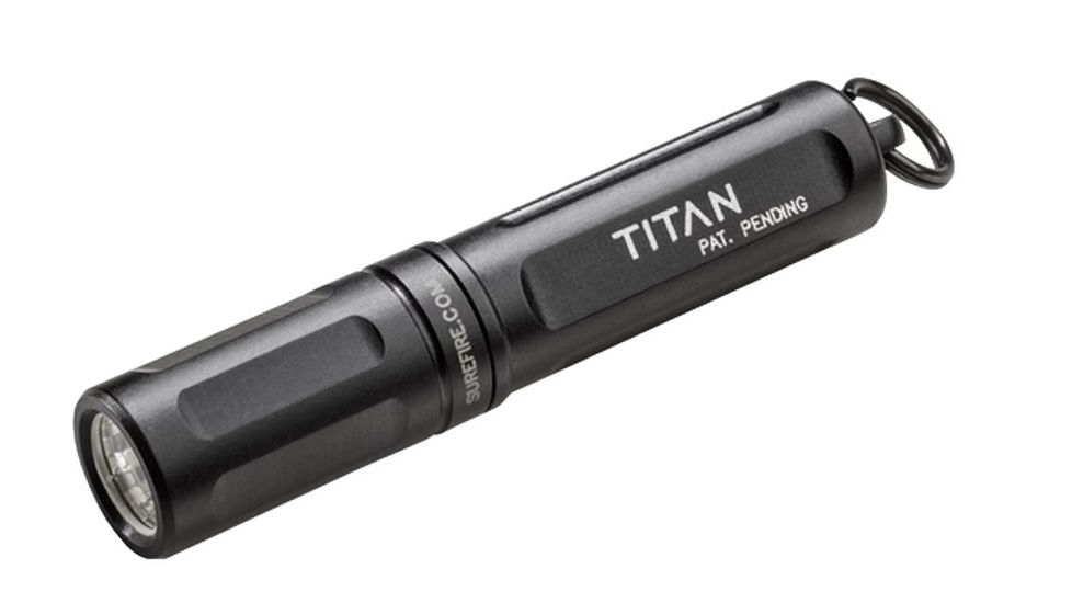 SureFire Titan Ultra-Compact Dual Output LED 125 Lumen MaxVision Beam, Black Titan-A 