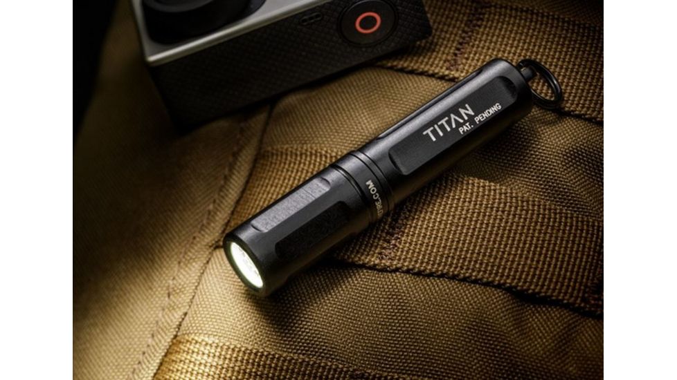 SureFire Titan Ultra-Compact Dual Output LED 125 Lumen MaxVision Beam, Black Titan-A 