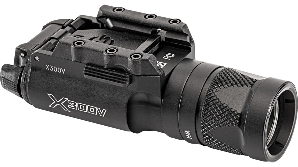 SureFire X300V Flashlight, CR123A, White, 350 Lumens, Black, X300V
