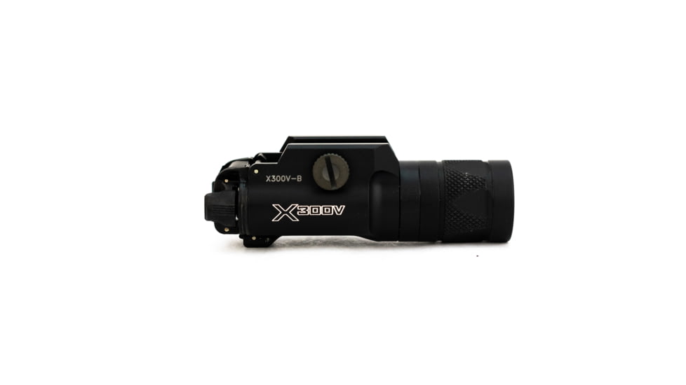SureFire X300V LED Weapon Light, No Accessories, CR123A, 350 Lumens, Black, X300V-B