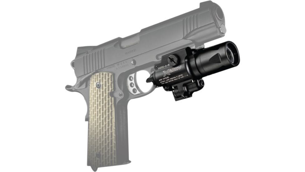 SureFire X400 Ultra, 6V, Universal/Picatinny Rail Mount, 500 Lumens, 850 Nm Infrared Laser, Black, Z-Xbc Push/Toggle Z-Xbc Switch, Black X400U-A-IR