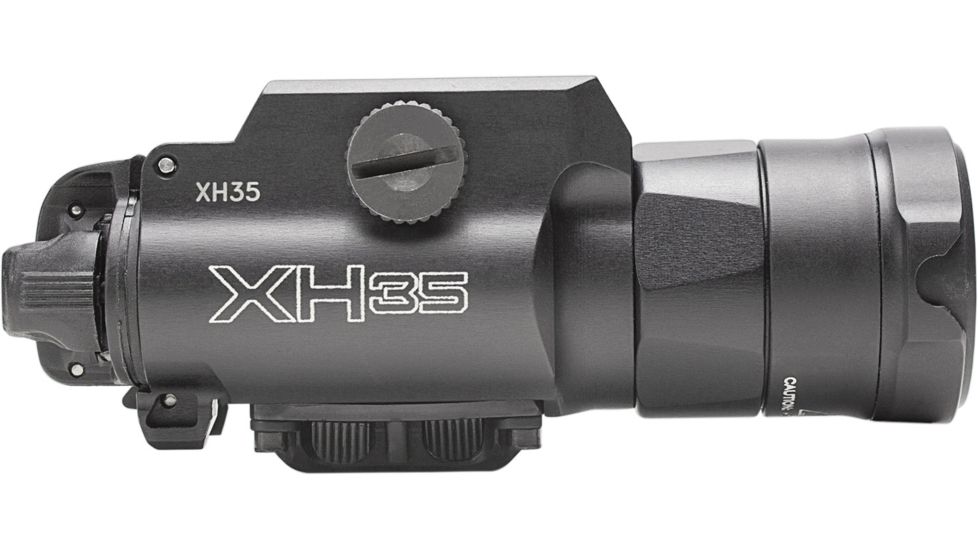 SureFire XH55 Weapon Light, 1000 Lumen LED, 635 nm Class IIIA Red Laser Sight, 6V, MasterFire RDH, Picatinny Thumbscrew Rail Mount, Black, XH55R