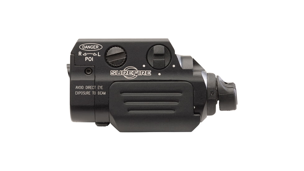 SureFire XR2 Ultra-Compact Rechargeable LED Pistol Light w/ Laser, Rechargeable Lithium Polymer, White Light / Red Laser, 800 Lumens, Black, XR2-A-RD