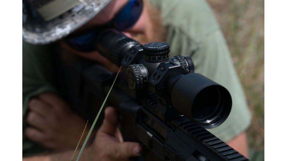 Swampfox H.E. Rifle Scope Rings, 30mm Tube, 1.93in Centerline Height, /w Integral 45-degree Offset Reflex Side Mount, Black, MRH30-H