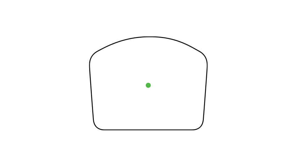 Swampfox Justice II 1x30mm Reflex Sight, 6 MOA Green Dot, Black, JTC2130-6G