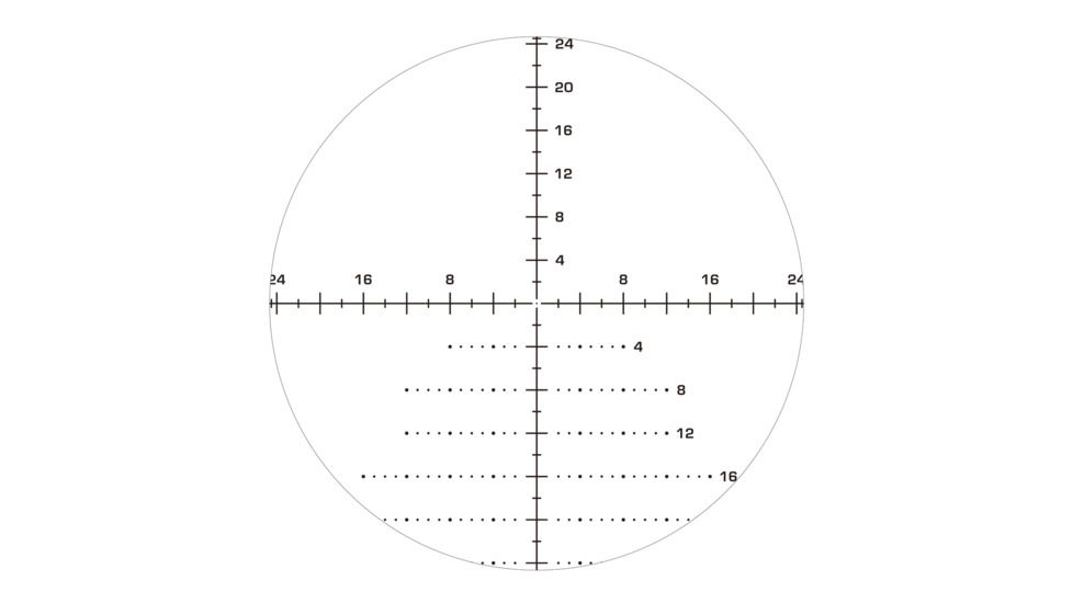 Swampfox Kentucky Long Tactical Rifle Scope, 3-18x50mm, 30mm Tube, First Focal Plane, Illuminated Sharpshooter MOA Reticle, Black KTK31850-4M