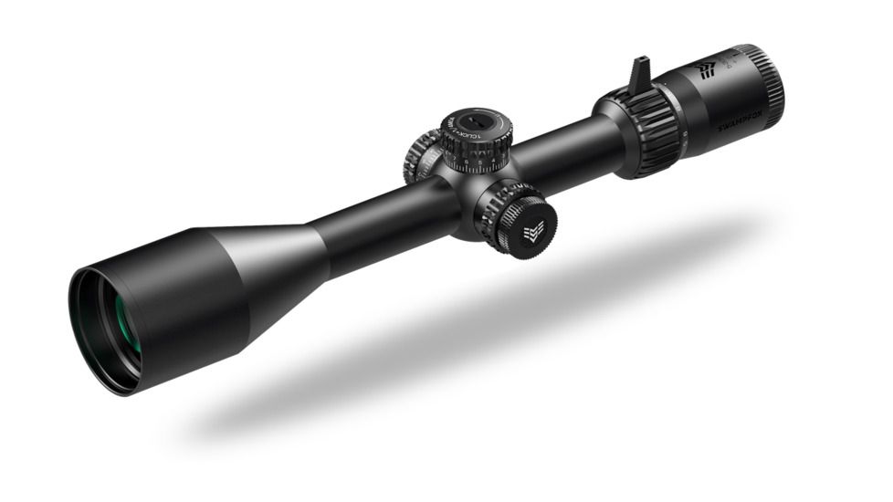 Swampfox Kentucky Long Tactical Rifle Scope, 5-30x56mm, 30mm Tube, First Focal Plane, Illuminated Sharpshooter MOA Reticle, Black KTK5306-4M