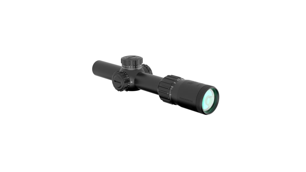 Swampfox Tomahawk II 1-6x24mm Rifle Scope, 30mm Tube, Second Focal Plane, Red BDC, Black, THK16241-RB