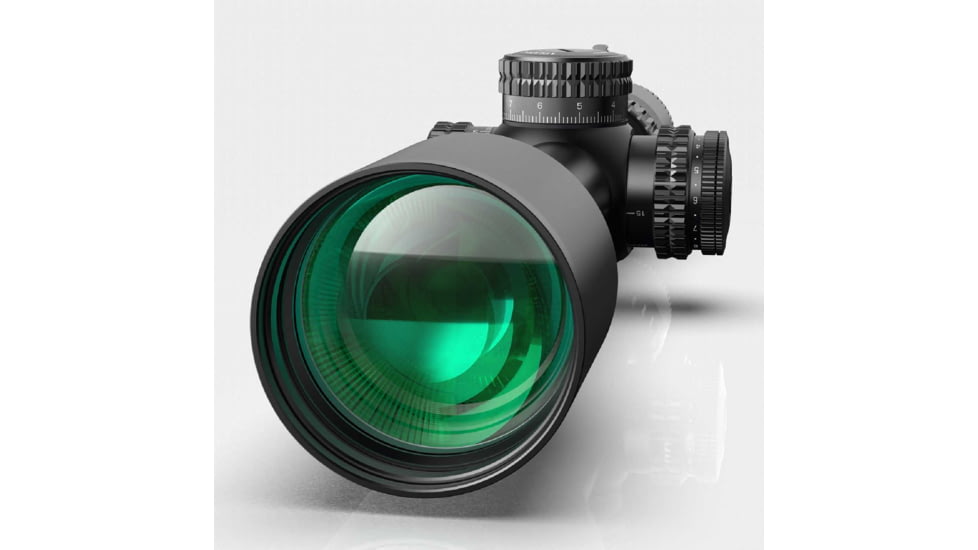 Swampfox Warhawk Tactical 2-10x44mm Rifle Scope, 34mm Tube, First Focal Plane, Sharpshooter MOA, MOA, Black, TWK21044-3M