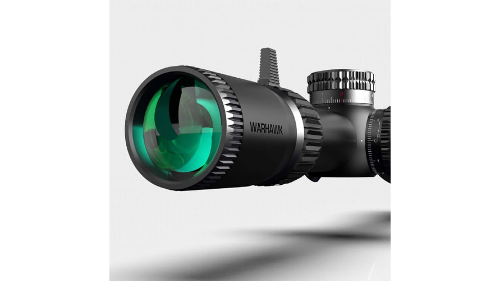 Swampfox Warhawk Tactical 2-10x44mm Rifle Scope, 34mm Tube, First Focal Plane, Sharpshooter MOA, MOA, Black, TWK21044-3M