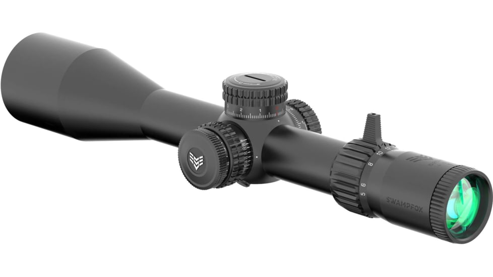 Swampfox Warhawk Tactical 5-25x 56mm 34mm Rifle Scope, First Focal Plane, Sharpshooter MIL, TWK52556-3L