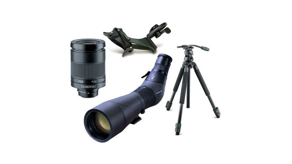 Swarovski ATS80 HD Angled Spotting Scope Digiscoping Kit w/ DCB-A Digital Camera Base &amp; Tripod
