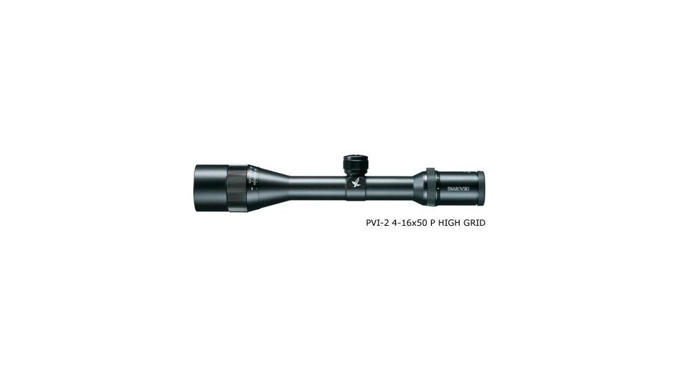 Swarovski Habicht PVI-2 High Grid 4-16x50 Rifle Scope - Illuminated TDS 4I Reticle, Matte Black Finish 57400