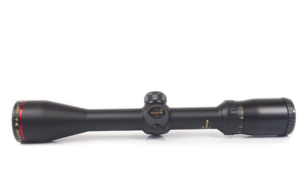 Swift Premier Waterproof 3-9x40 Quadraplex Reticle Rifle Scope, Matte Black - 674M