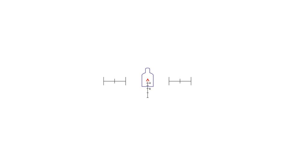 Red Dual Illuminated Reticle
