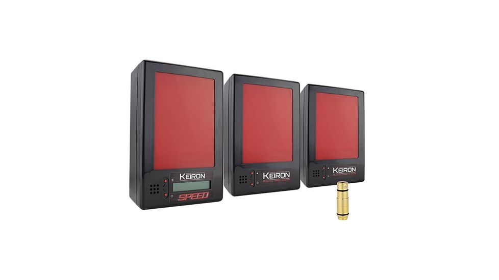 TAC Crew Infrared, Keiron Reactive Laser Target Ultimate, Black, 0.380 ACP, TC-U380IR