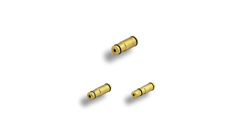 TAC Crew Triple Pack Dry Fire Laser Training Cartridges, Infrared, Brass, 9mm, .40 S&amp;W, .45 ACP, TC-3PKIR