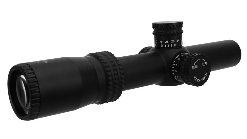 TacFire SC1424CCD HD Rifle Scope 1-4x 24mm Obj 112-25.5 Ft @ 100 Yds FOV 30mm Tu