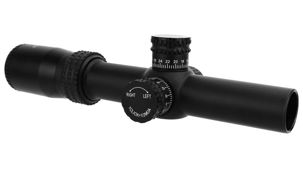 TacFire SC1424CCD HD Rifle Scope 1-4x 24mm Obj 112-25.5 Ft @ 100 Yds FOV 30mm Tu