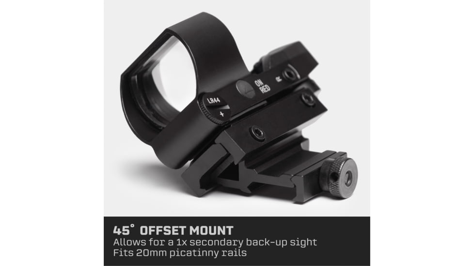 Tacticon Armament Predator V2 Red/Green Dot Reflex Sight, Black, PRDV200