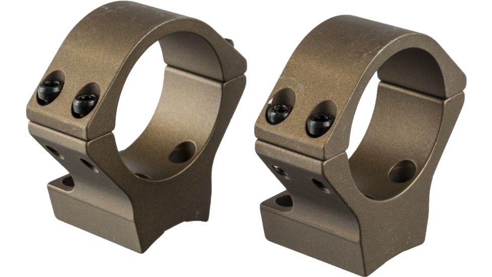 Talley X-Bolt Hells Canyon Rifle Scope Rings, 30mm, Low, Burnt Bronze Cerakote, HC730735
