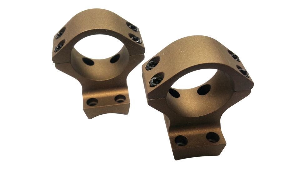 Talley Lightweight Alloy Scope Mount, 34mm, High Height, Browning X-Bolt/Hells Canyon, Burnt Bronze HC850735