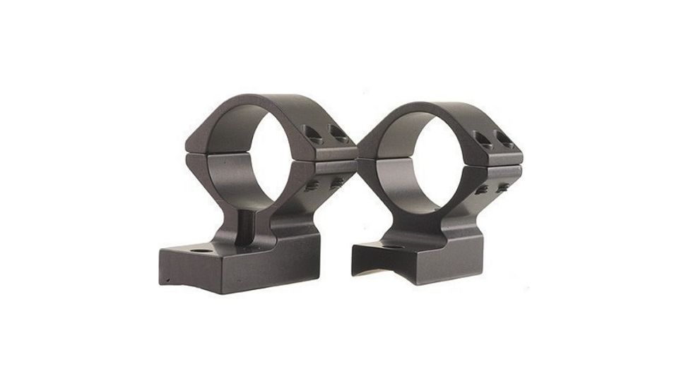 Talley 950702 Hi Rings &amp; Base Set, Winchester 70 1'' Style, Black Finish, 950702
