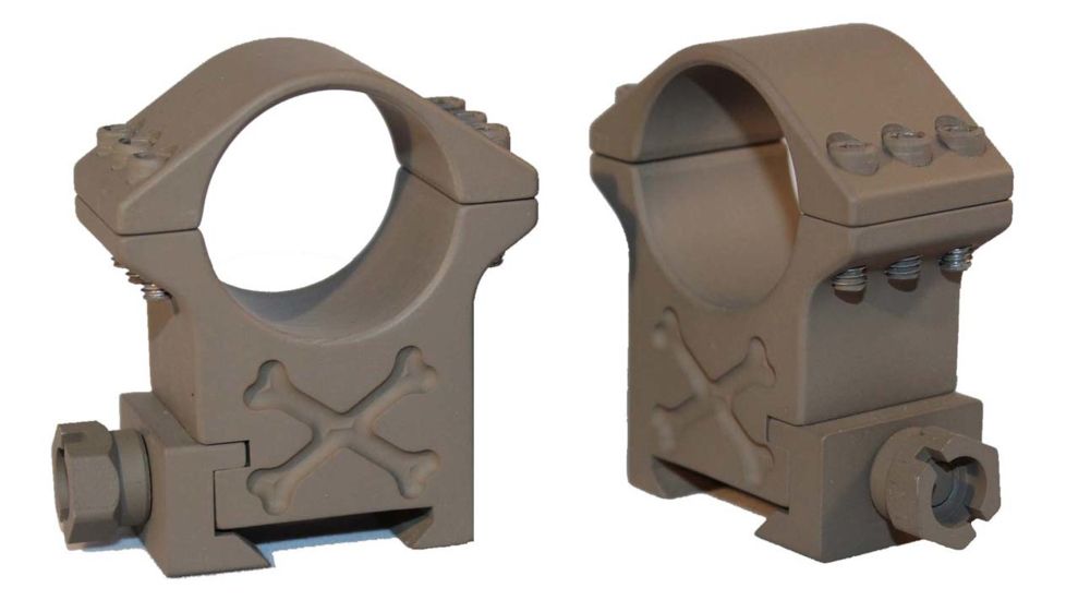 Talley 30mm Tactical Ring Dark EarthHigh6 Screw DET36H