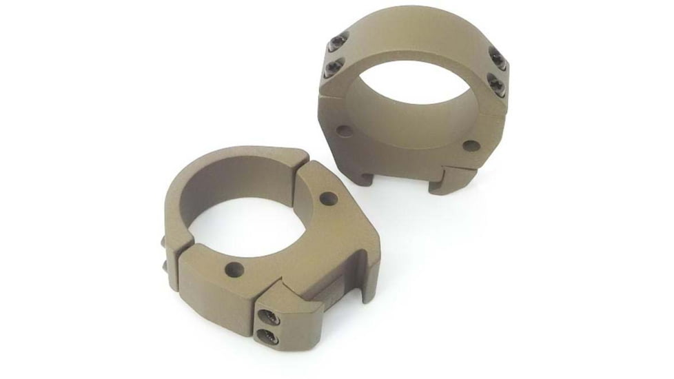 Talley Modern Sporting Scope Ring Set, LA/SA, 34mm, Low, Burnt Bronze, TMS34LBB