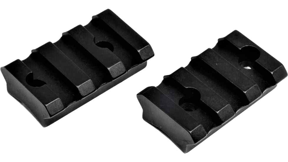 Talley Two-Piece Stiller Tactical Predator Picatinny Rail, 8-40 Screws, Black, 25S719P