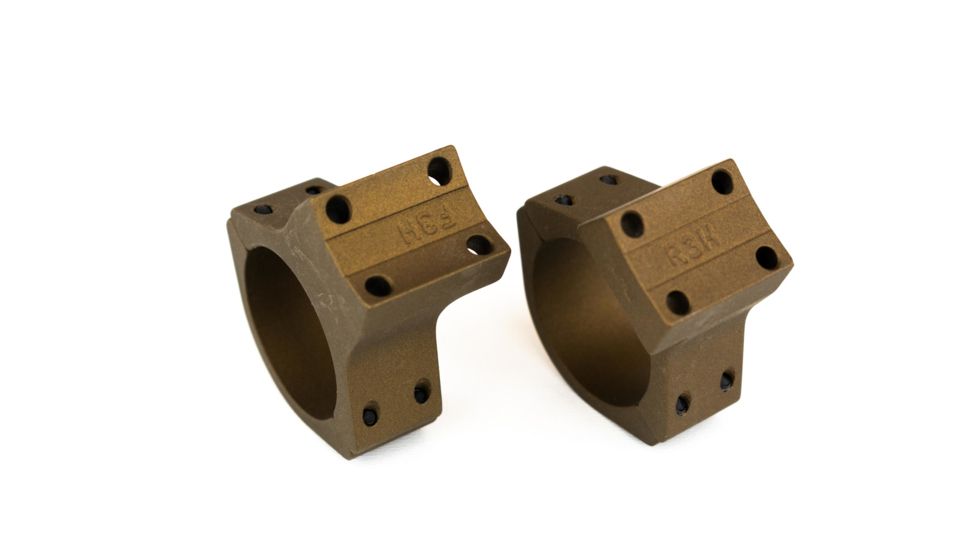 Talley X-Bolt Hells Canyon Rifle Scope Rings, 30mm, High, Burnt Bronze Cerakote, HC750735