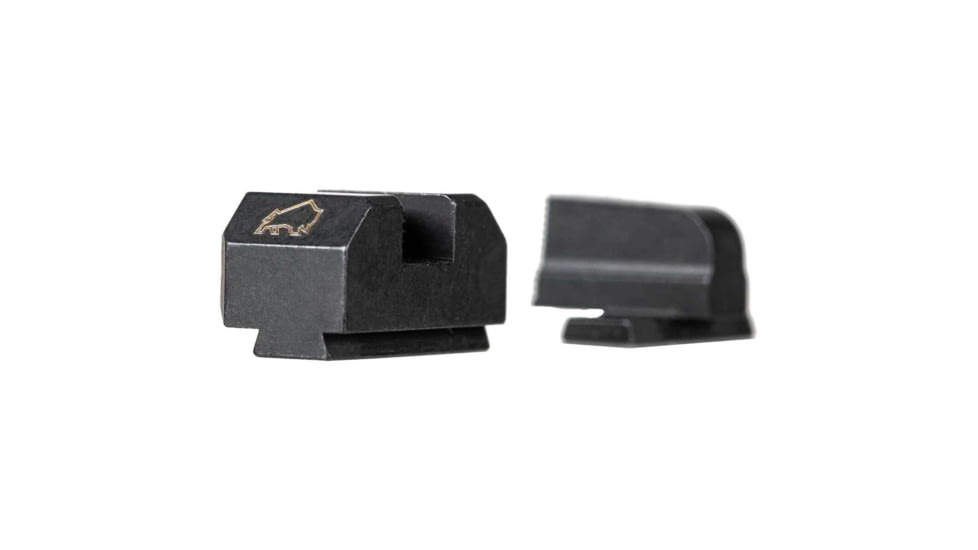 Tapco OH OSP Tritium Pistol Night Sight, Springfield Armory Hellcat OSP, Springfield Armory XD-S Mod.2 OSP, Black Rear Sight, Tritium Green Front Sight, Black, TAP22042