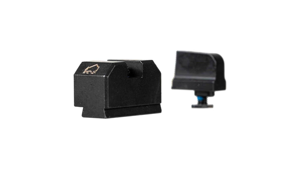 Tapco OH Tritium Pistol Night Sight, Glock MOS, Tritium Green Front Sight, Black, TAP22039