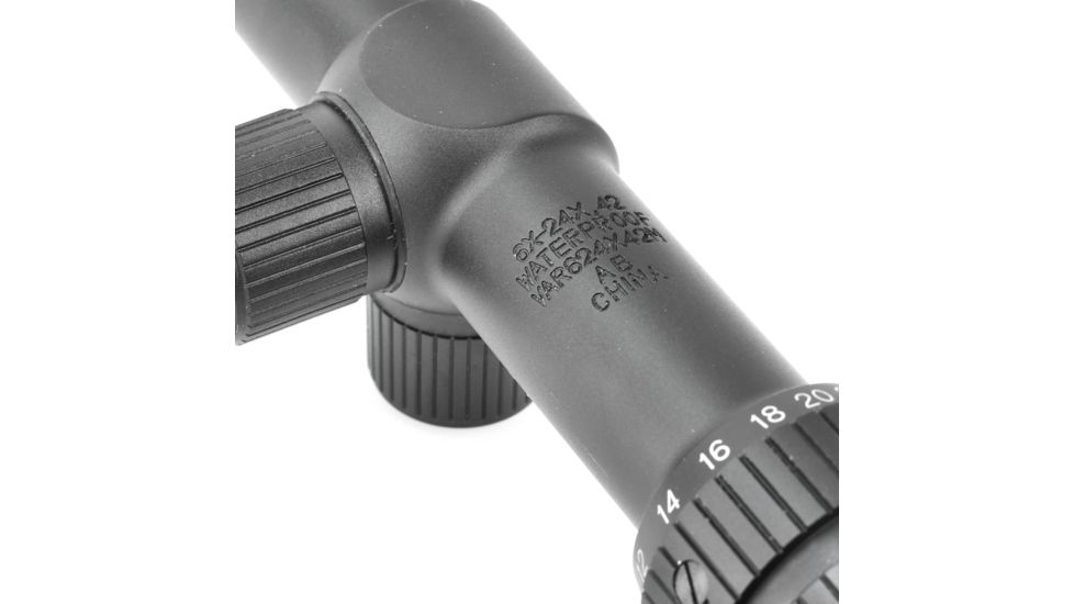 Tasco 6-24x42 Target/Varmint Black Matte Rifle Scope, True Mil Dot Reticle - VAR624X42M