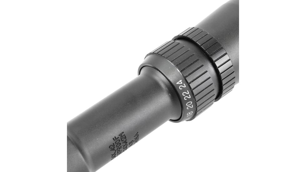 Tasco 6-24x42 Target/Varmint Black Matte Rifle Scope, True Mil Dot Reticle - VAR624X42M