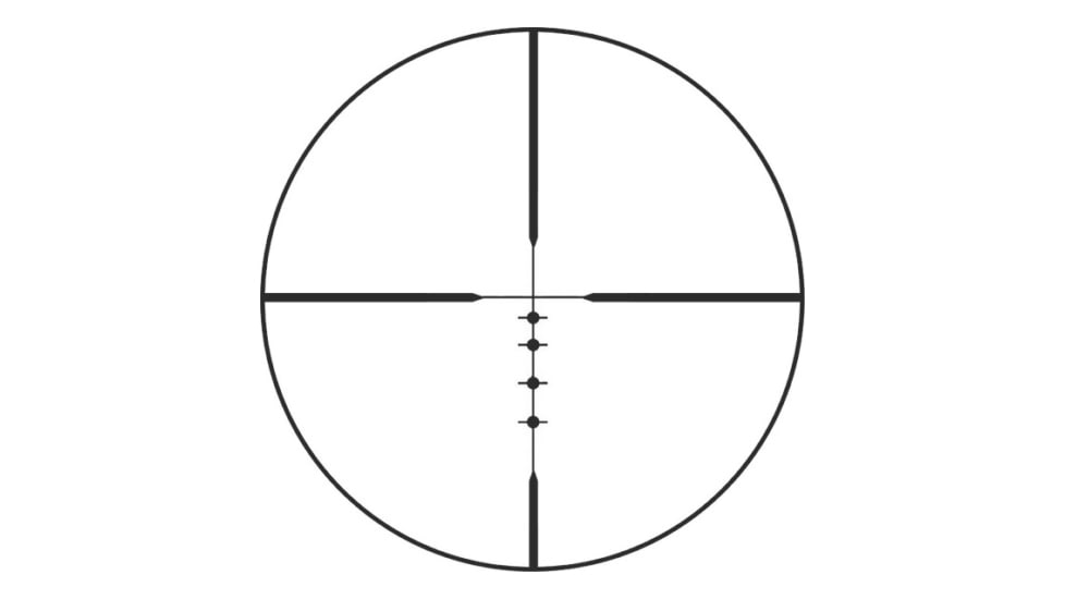 Tasco Bucksight Muzzleloader Rifle Scope - 3-9x50mm MZ250 Reticle - Black, 39X50MZ