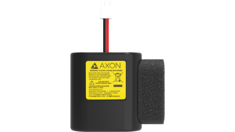 TASER Pulse Series Battery Pack, Black, 101669
