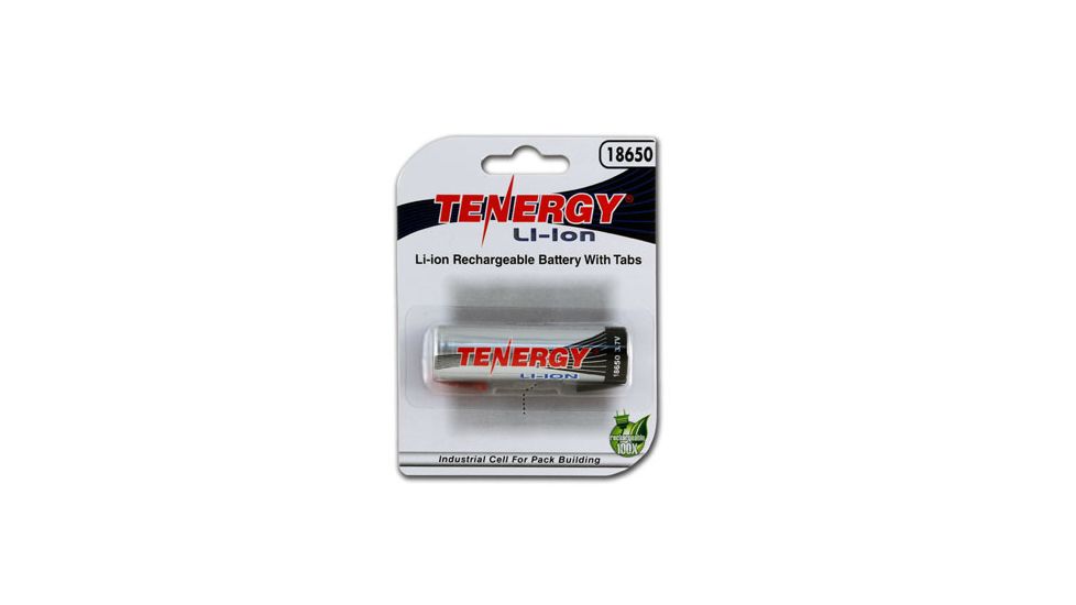 Tenergy Lion 18650 2600mAh w/tab, Silver 30050