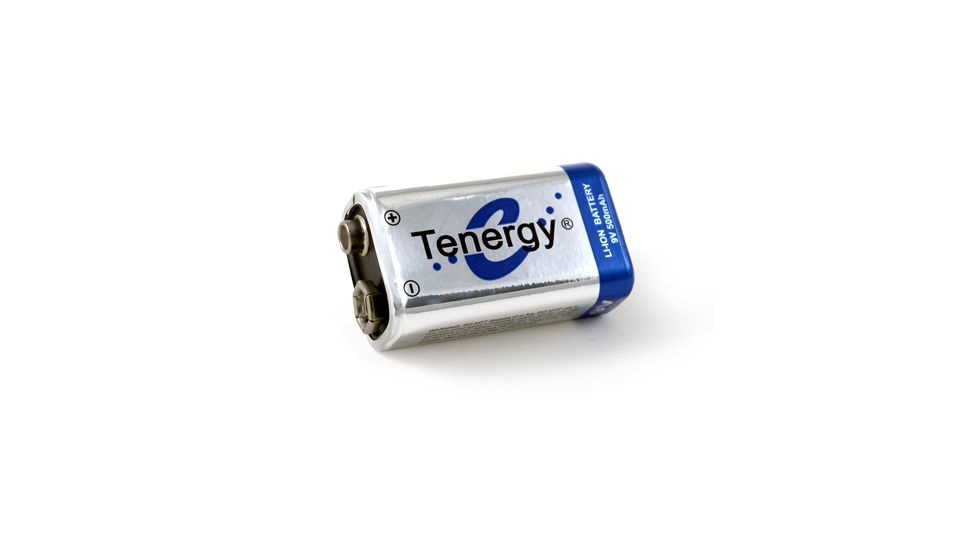 Tenergy Lion 9V Rechargeable Battery, Blue and Silver 30593