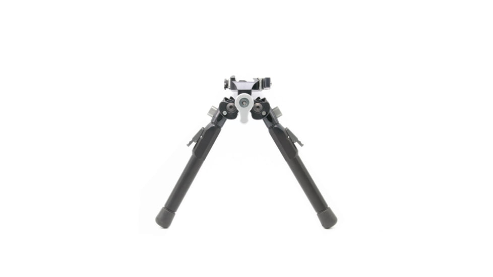 Tier One Atac Bipod - Aluminum QD Picatinny Pan&amp;Tilt 7in, Grey, T1ATACA-SPTPIC
