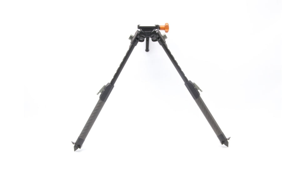 Tier One Atac Bipod - Carbon QD Picatinny Tilt Only 9in, Grey, T1ATACC-LTPIC