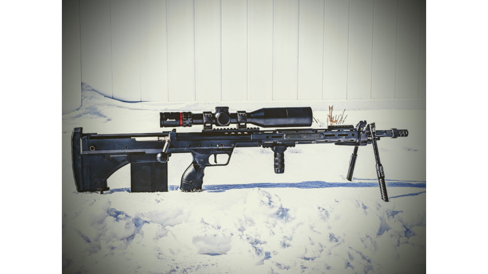 Burris Eliminator 6 Rifle Scope, 4-20x52mm, 34mm Tube, Second Focal Plane, Illuminated X177 Reticle, Black, 200177