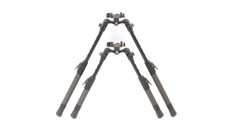 Tier One Tactical Bipod - Carbon Tilt Picatinny 9in, Black, T1BTCTP230