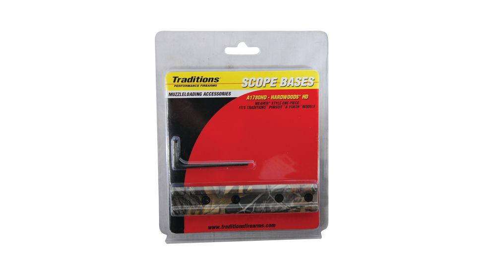 Traditions One Piece Aluminum Base For Break Open Models Realtree Hardwoods HD Camouflage