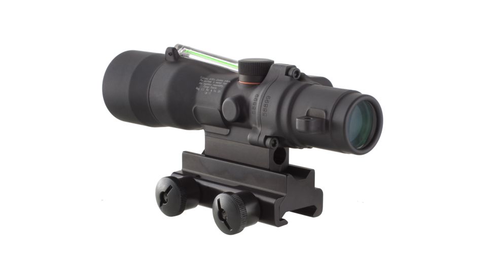 Trijicon ACOG 3x30 Scope, Dual Ill Green Horsehoe/Dot .223 Ballistic Reticle w/TA60 Mount, TA33G-H