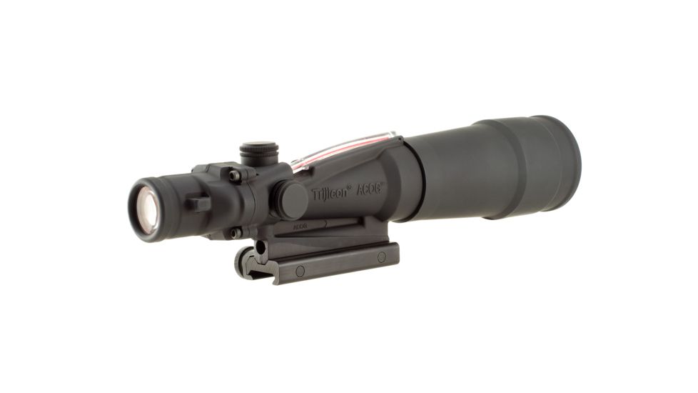 Trijicon ACOG 5.5x50 Illuminated BAC Flattop Rifle Scope w/Mount, Red Chevron .223 Reticle
