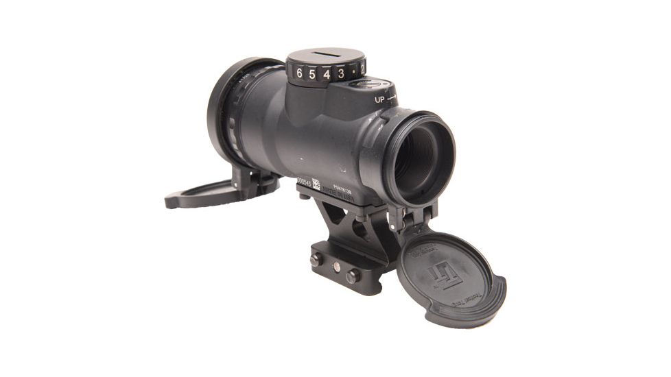 Trijicon 1x25 MRO Patrol 2 MOA Adjustable Red Dot Sight w/ 1/3 Co-Witness Quick Release Mount AC32071, Black, 2200018