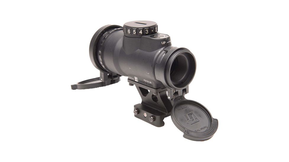 Trijicon 1x25 MRO Patrol 2.0 MOA ADJ Red Dot Sight w/ Full Co-Witness Quick Release Mount AC32072, Black, 2200019