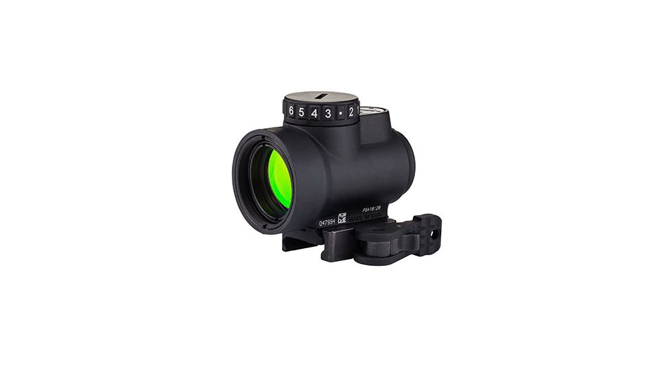 Trijicon 2.0 MOA Adjustable Green Dot Sight w/Low Levered Quick Release Mount, Black MRO-C-2200032