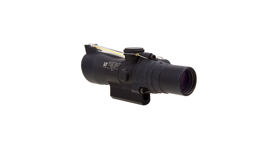 Trijicon 2x20 Compact ACOG Rifle Scope,Dual Illuminated Amber 9.2 MOA Triangle Reticle w/ M16 Carry Handle Base and Mounting Screw 400146